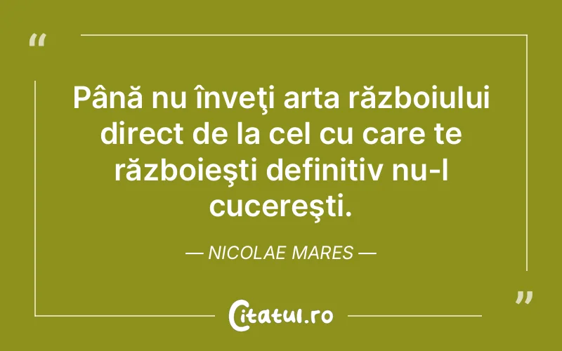 Citat Nicolae Mares - citate spiritualitate