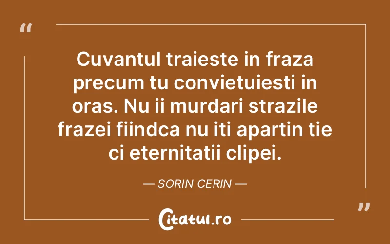 Citat Sorin Cerin - citate spiritualitate