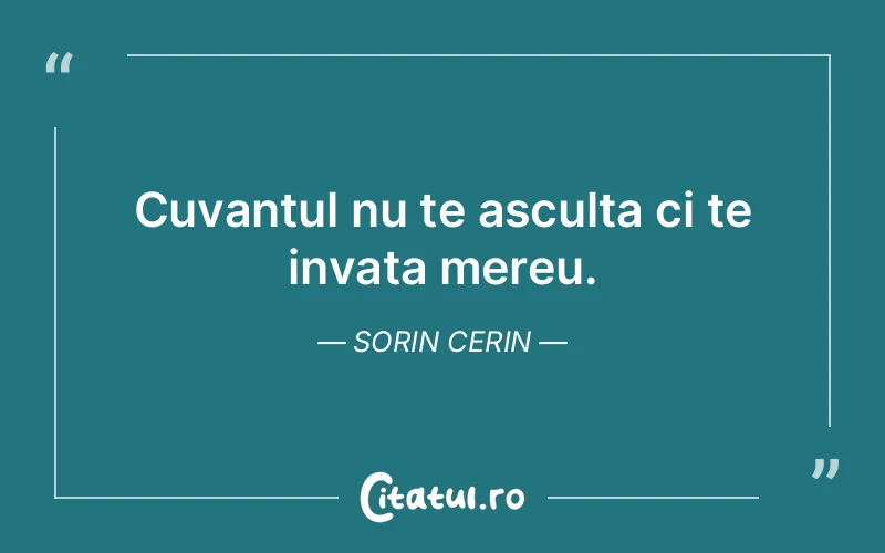 Citat Sorin Cerin - citate spiritualitate