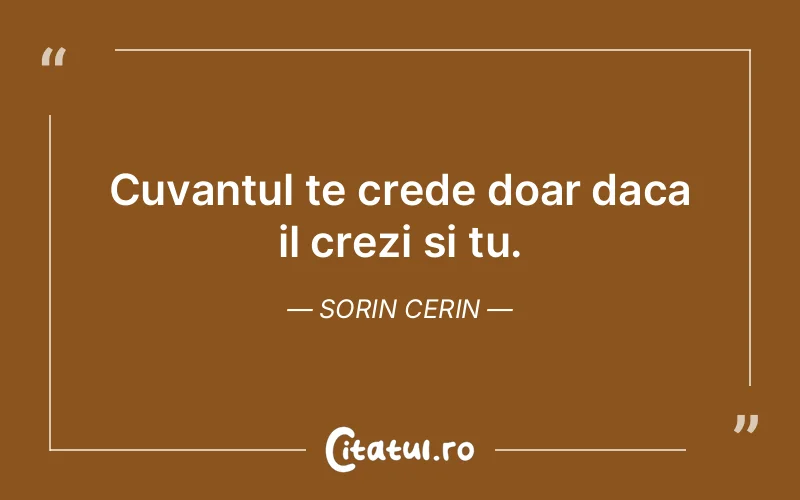 Citat Sorin Cerin - citate spiritualitate