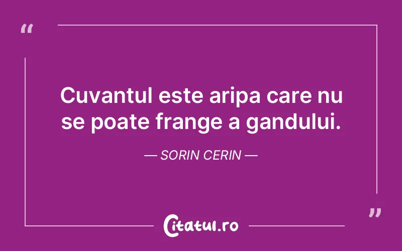Citat Sorin Cerin - citate spiritualitate
