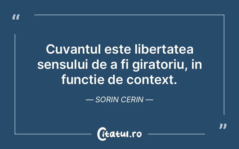 Citat Sorin Cerin - citate spiritualitate