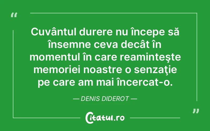Citat Denis Diderot - citate spiritualitate