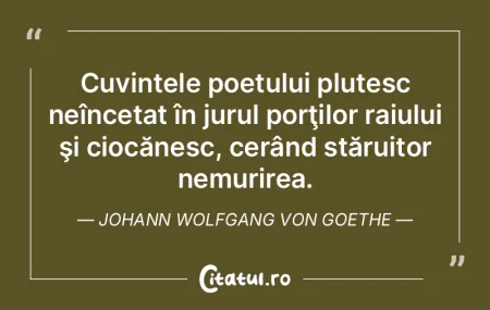 Cuvintele poetului plutesc neîncetat î... Cuvintele poetului plutesc neîncetat î...