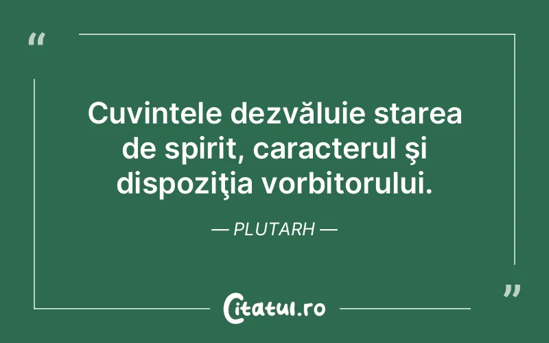 Citat Plutarh - citate spiritualitate