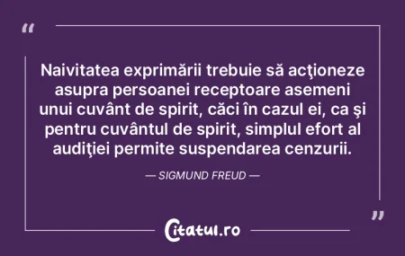 Naivitatea exprimării trebuie să acţi... Naivitatea exprimării trebuie să acţi...