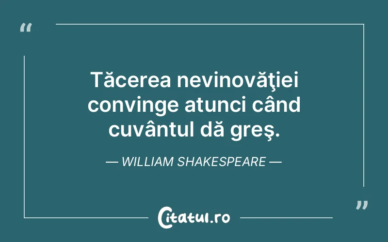 Citat William Shakespeare - citate spiritualitate
