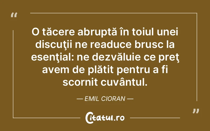 Citat Emil Cioran - citate spiritualitate