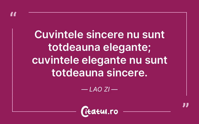 Citat Lao Zi - citate spiritualitate