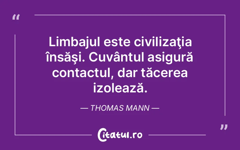 Citat Thomas Mann - citate spiritualitate
