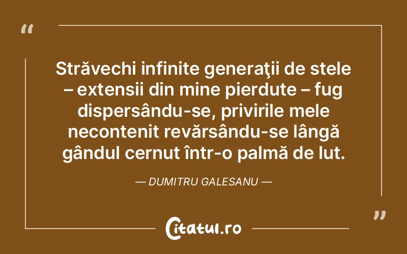 Citat Dumitru Galesanu - citate spiritualitate