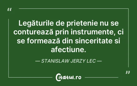 Legăturile de prietenie nu se contureaz... Legăturile de prietenie nu se contureaz...