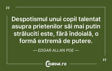 Despotismul unui copil talentat asupra p... Despotismul unui copil talentat asupra p...