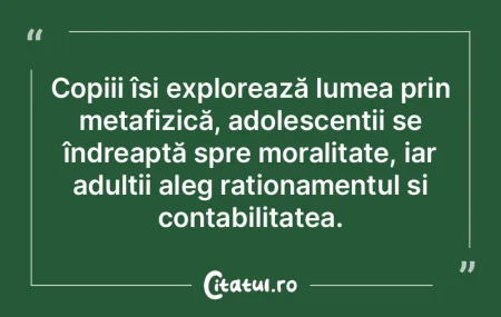Copiii își explorează lumea prin meta... Copiii își explorează lumea prin meta...