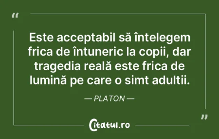 Este acceptabil să înțelegem frica de... Este acceptabil să înțelegem frica de...