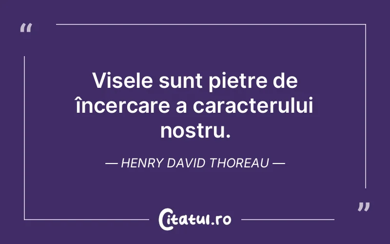 Citat Henry David Thoreau - citate spiritualitate