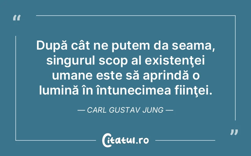 Citat Carl Gustav Jung - citate spiritualitate