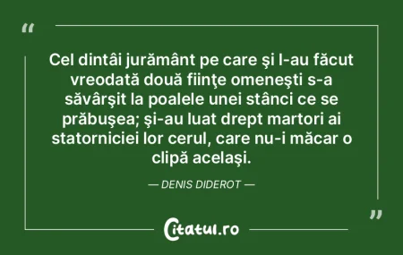 Cel dintâi jurământ pe care şi l-au ... Cel dintâi jurământ pe care şi l-au ...