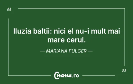 Iluzia baltii: nici el nu-i mult mai mar... Iluzia baltii: nici el nu-i mult mai mar...