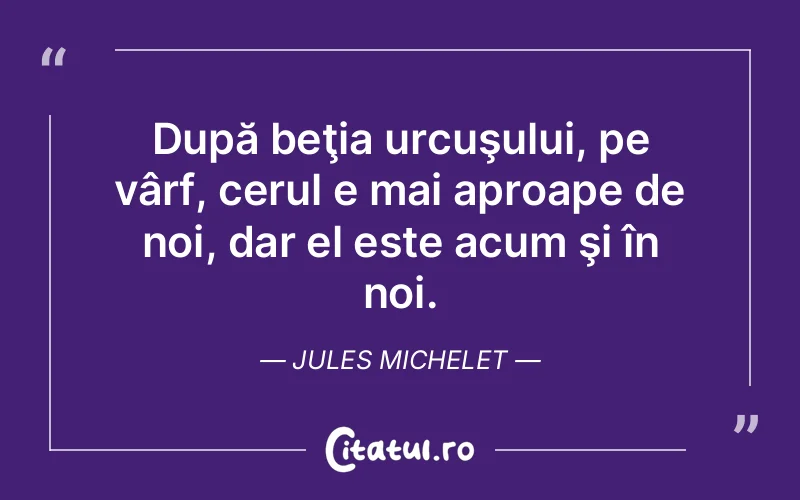 Citat Jules Michelet - citate spiritualitate