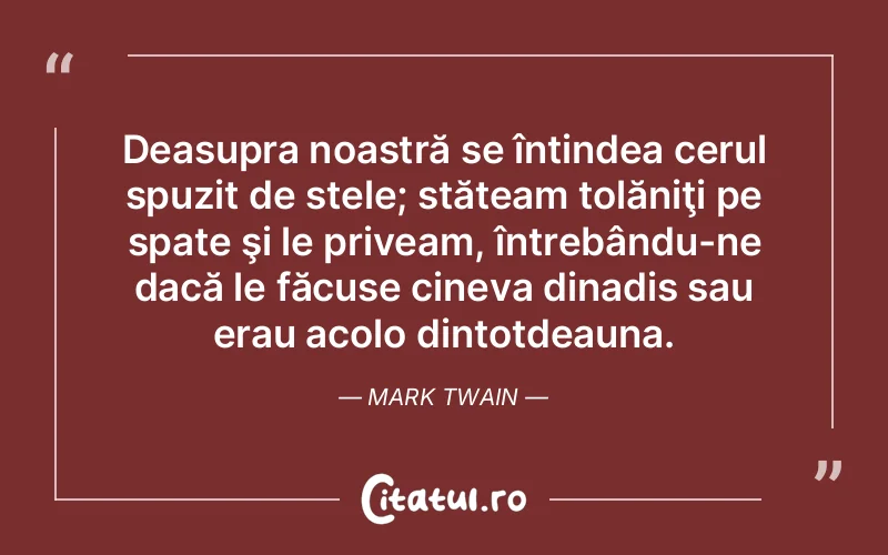 Citat Mark Twain - citate spiritualitate