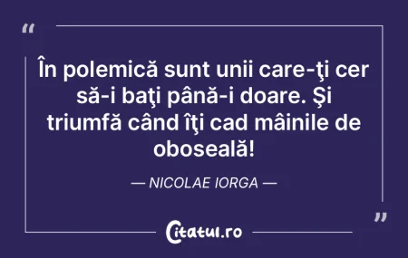 În polemică sunt unii care-ţi cer să... În polemică sunt unii care-ţi cer să...