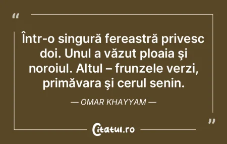 Într-o singură fereastră privesc doi.... Într-o singură fereastră privesc doi....