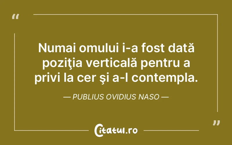 Citat Publius Ovidius Naso - citate spiritualitate