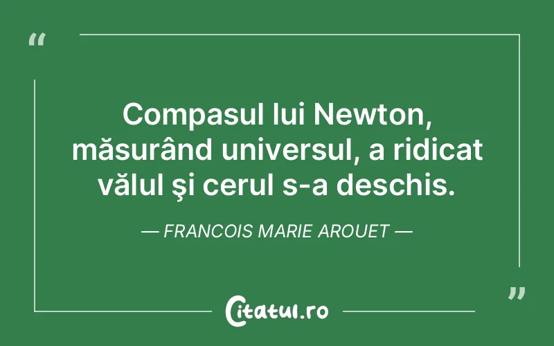 Citat Francois Marie Arouet - citate spiritualitate