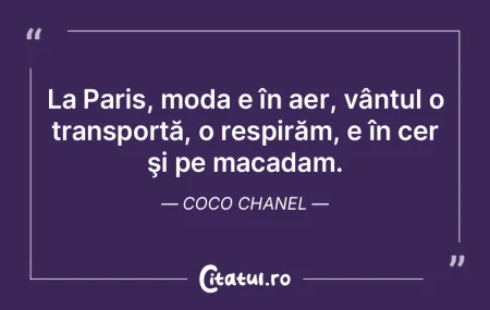 La Paris, moda e în aer, vântul o tran... La Paris, moda e în aer, vântul o tran...