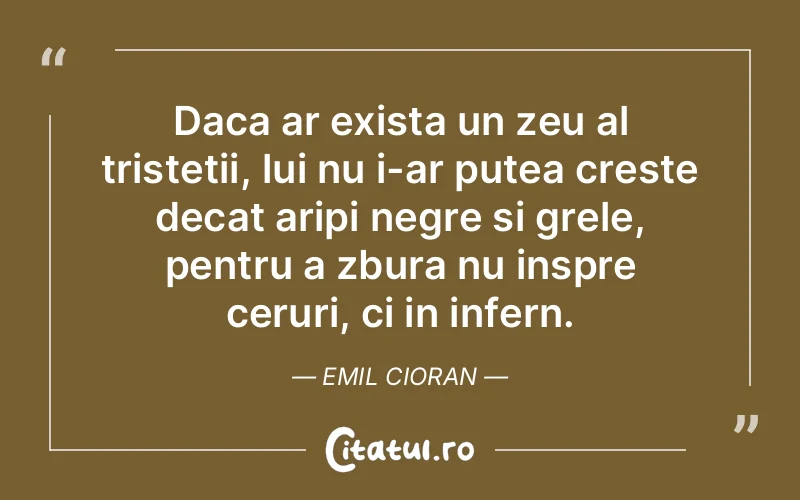 Citat Emil Cioran - citate spiritualitate