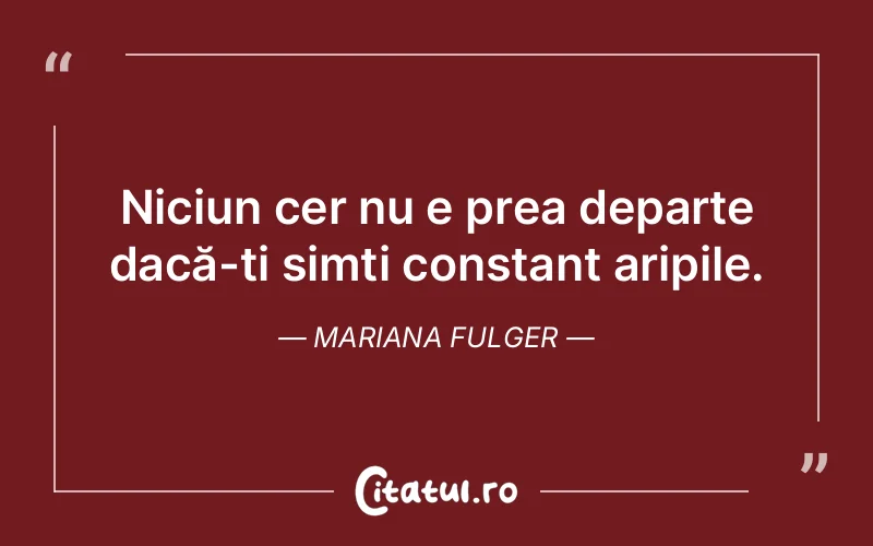 Citat Mariana Fulger - citate spiritualitate