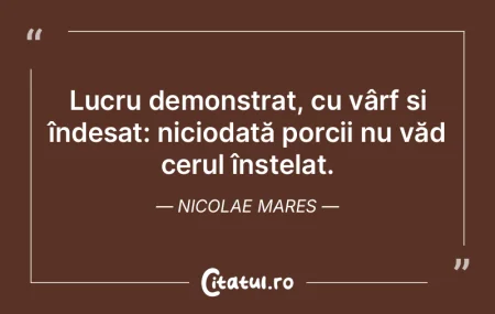 Lucru demonstrat, cu vârf și îndesat:... Lucru demonstrat, cu vârf și îndesat:...