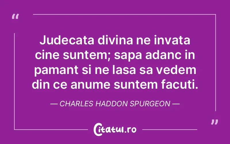 Citat Charles Haddon Spurgeon - citate spiritualitate