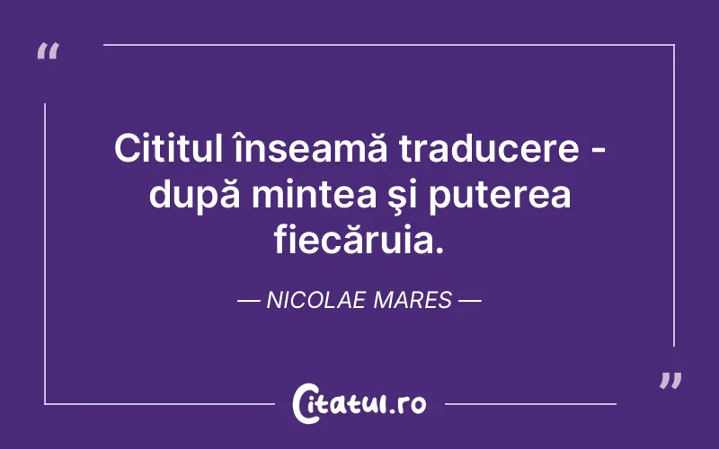 Citat Nicolae Mares - citate spiritualitate