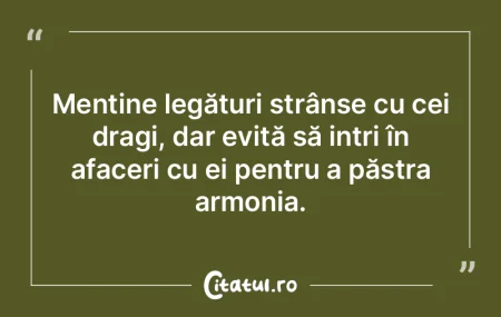 Menține legături strânse cu cei dragi... Menține legături strânse cu cei dragi...