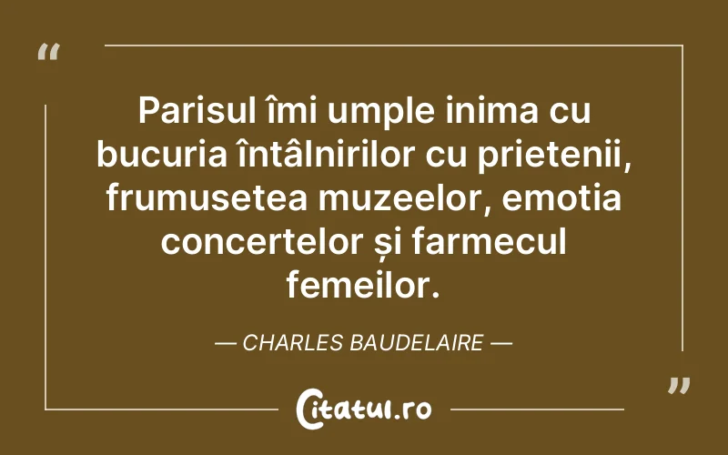 Citat Charles Baudelaire - citate spiritualitate
