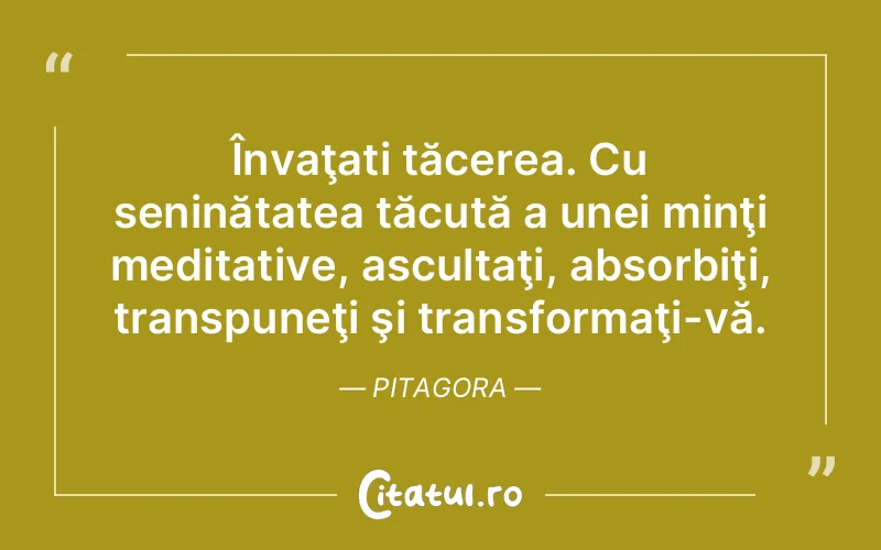 Citat Pitagora - citate spiritualitate