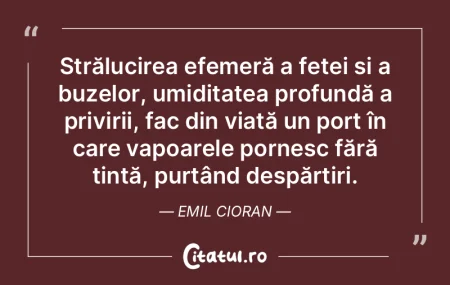 Strălucirea efemeră a feței și a buz... Strălucirea efemeră a feței și a buz...