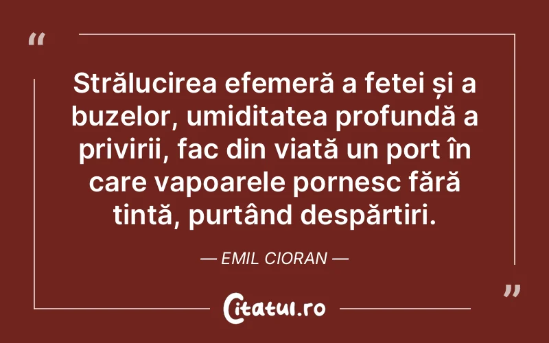 Citat Emil Cioran - citate spiritualitate