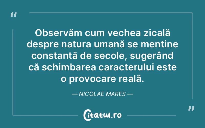 Citat Nicolae Mares - citate spiritualitate