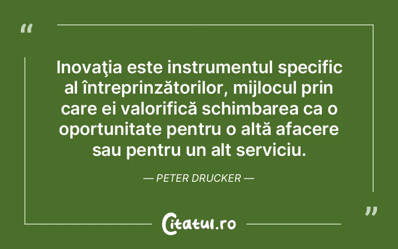 Citat Peter Drucker - citate spiritualitate
