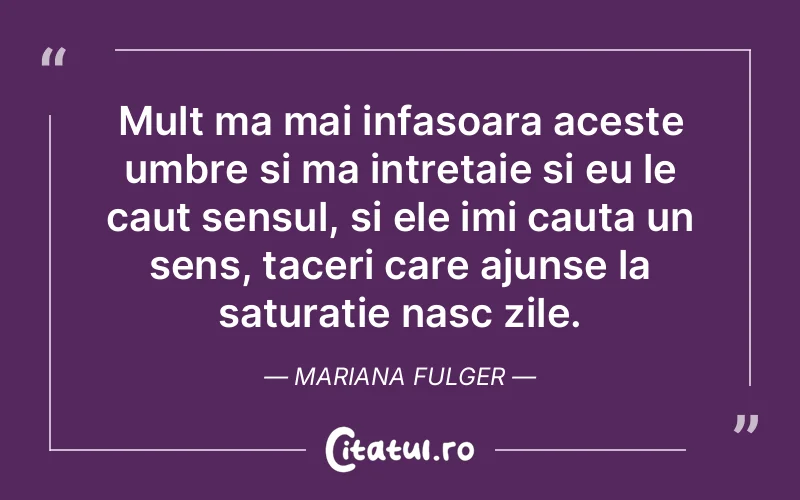 Citat Mariana Fulger - citate spiritualitate