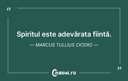 Spiritul este adevărata ființă. Marcu... Spiritul este adevărata ființă. Marcu...
