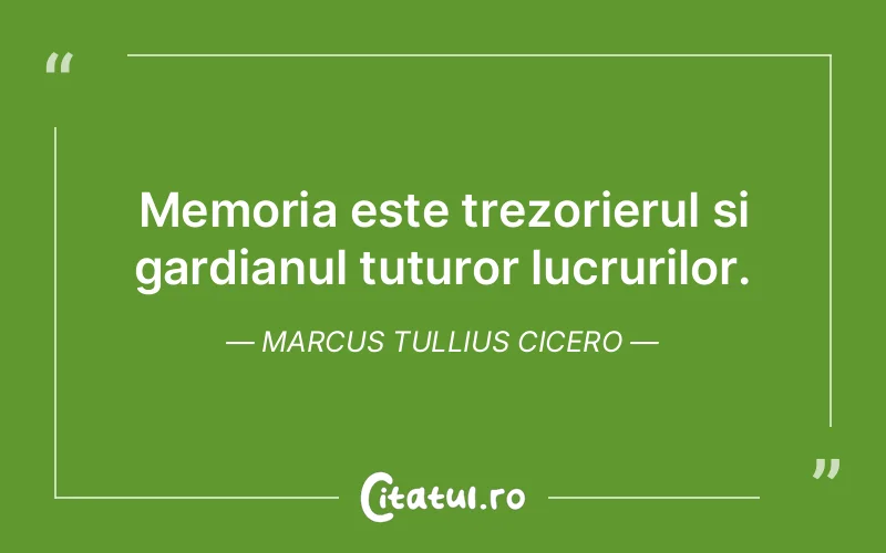 Citat Marcus Tullius Cicero - citate spiritualitate