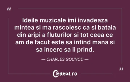 Ideile muzicale imi invadeaza mintea si ... Ideile muzicale imi invadeaza mintea si ...