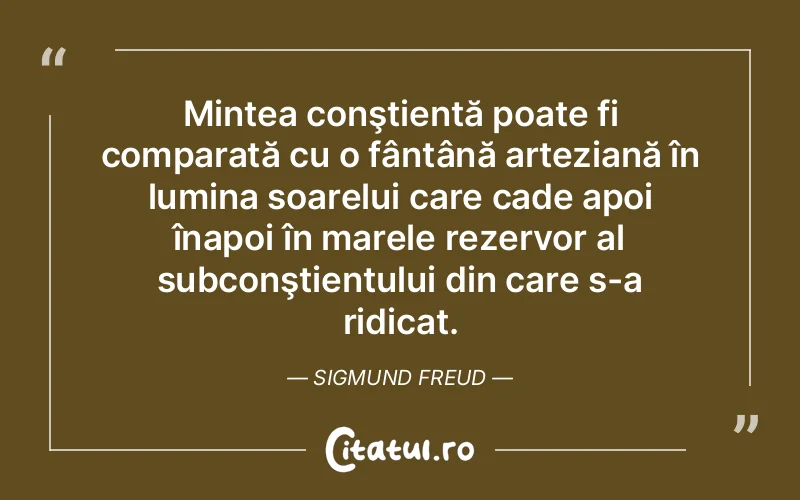Citat Sigmund Freud - citate spiritualitate