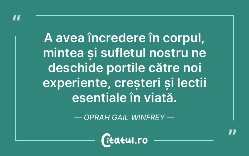 Citat Oprah Gail Winfrey - citate spiritualitate