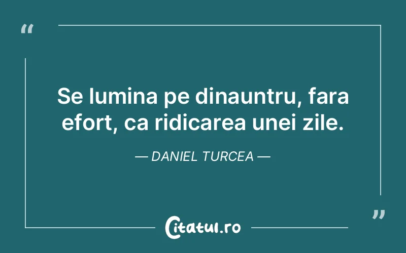 Citat Daniel Turcea - citate spiritualitate