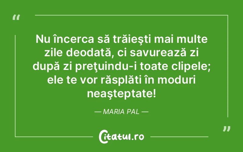 Citat Maria Pal - citate spiritualitate